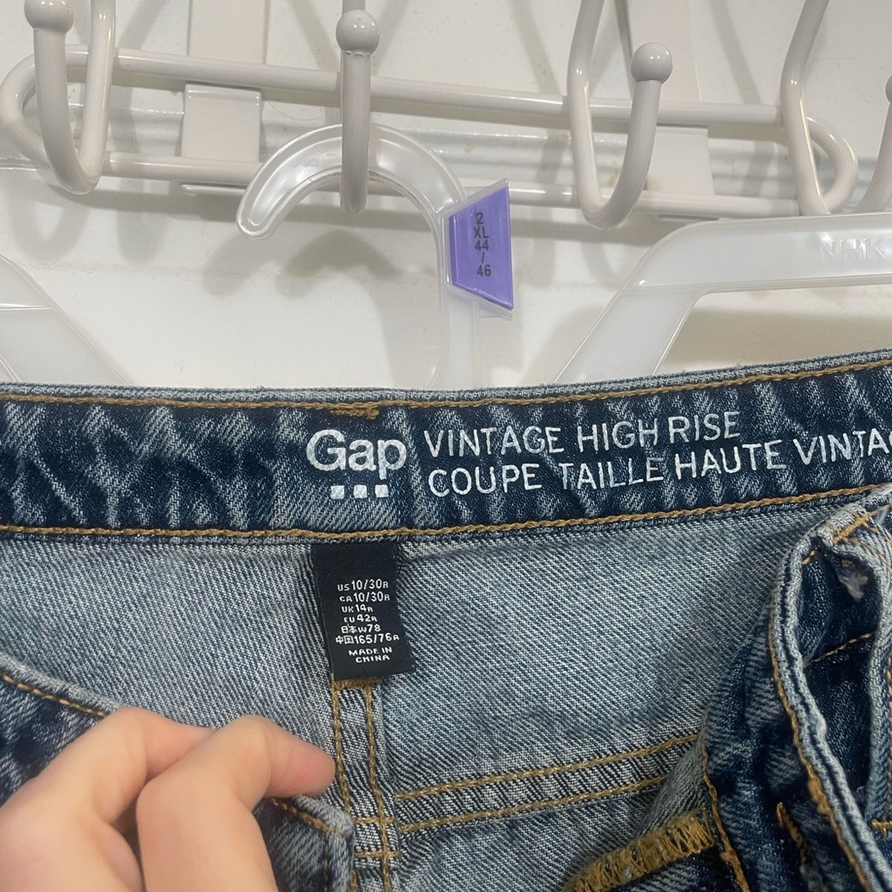 Gap Vintage High Rise Jeans sz 10/30r
